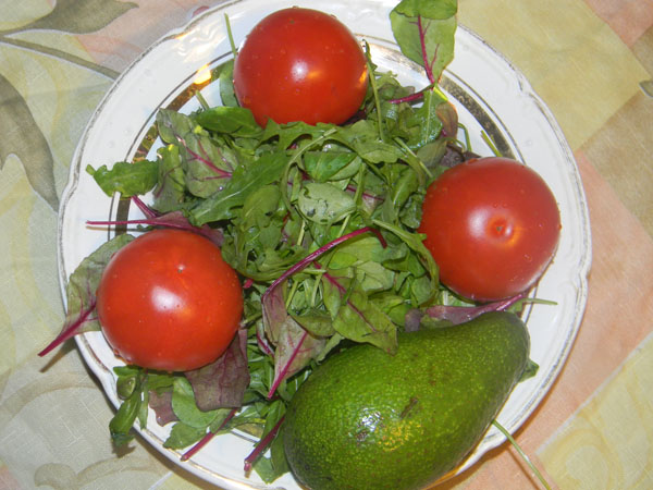Необходимые ингредиенты для салата с авокадо