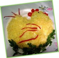 Курочка Ряба: рецепт очень легкого, но очень вкусного салата