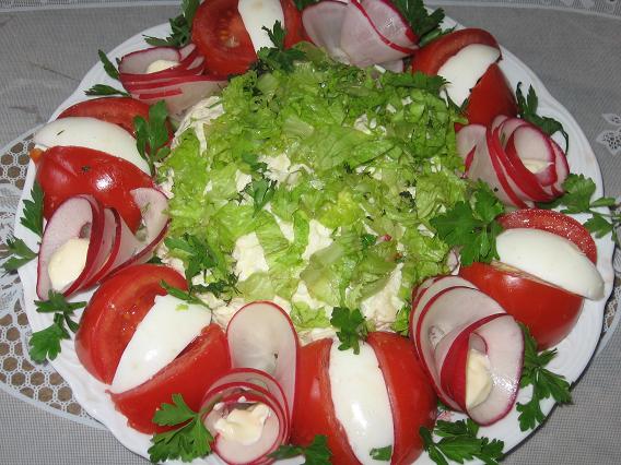 Витаминный салат из земляной груши